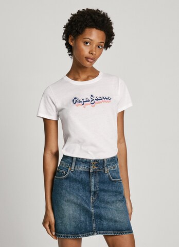 Pepe Jeans Shirt in Weiß: Vorderseite