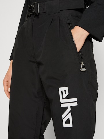 elho Tapered Outdoor trousers 'ENGADIN 89' in Black