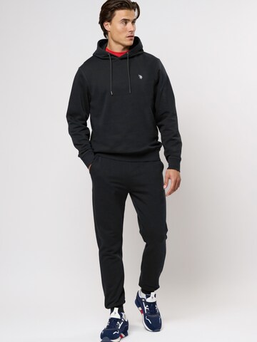 U.S. POLO ASSN. Sweatshirt 'Toke' in Zwart