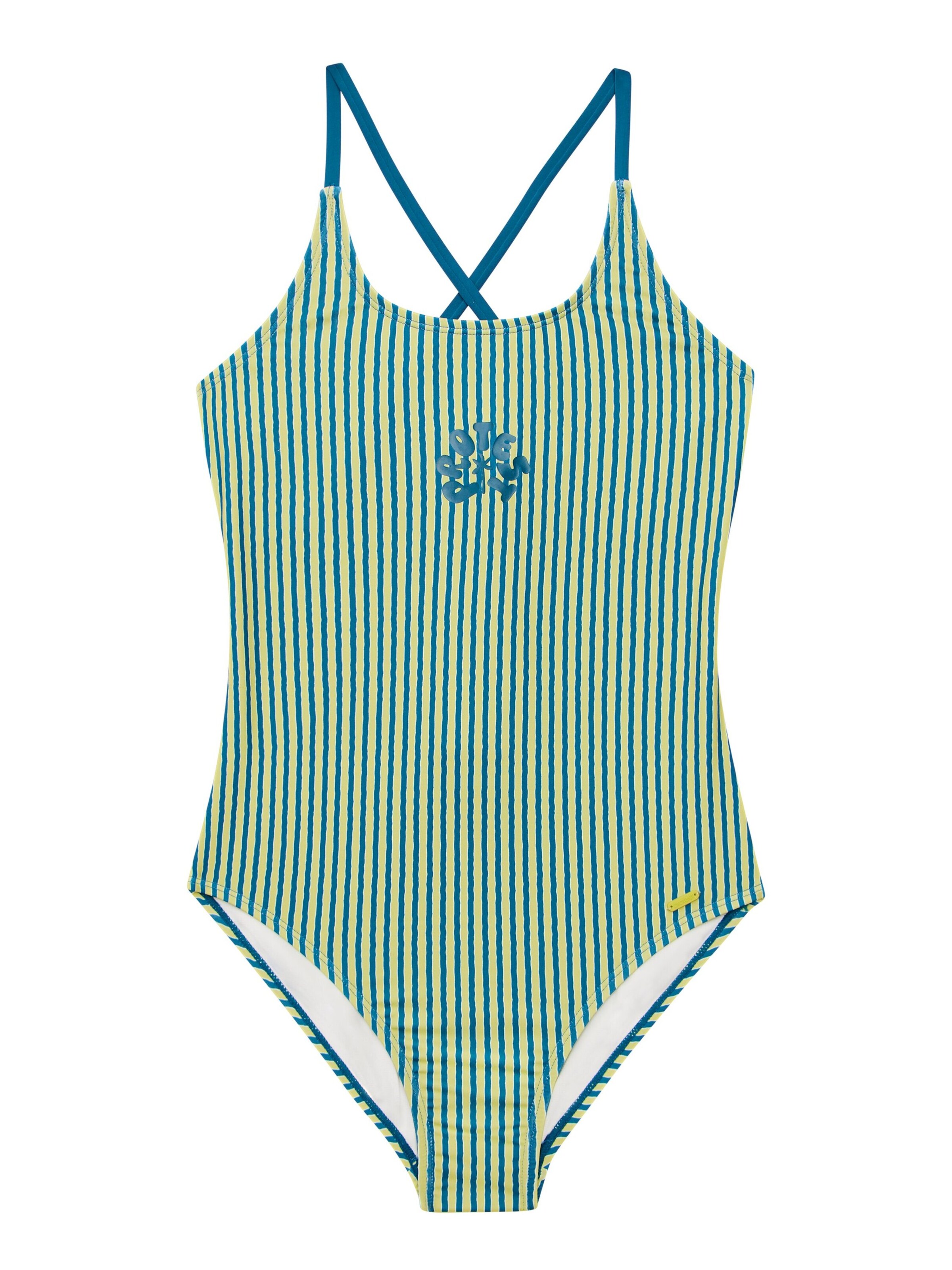 PROTEST Badeanzug 'PRTSavu JR'‌‌‌ in Grün: Vorderseite