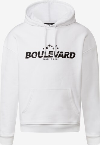 blvrd-clothing Sweatshirt in White: front
