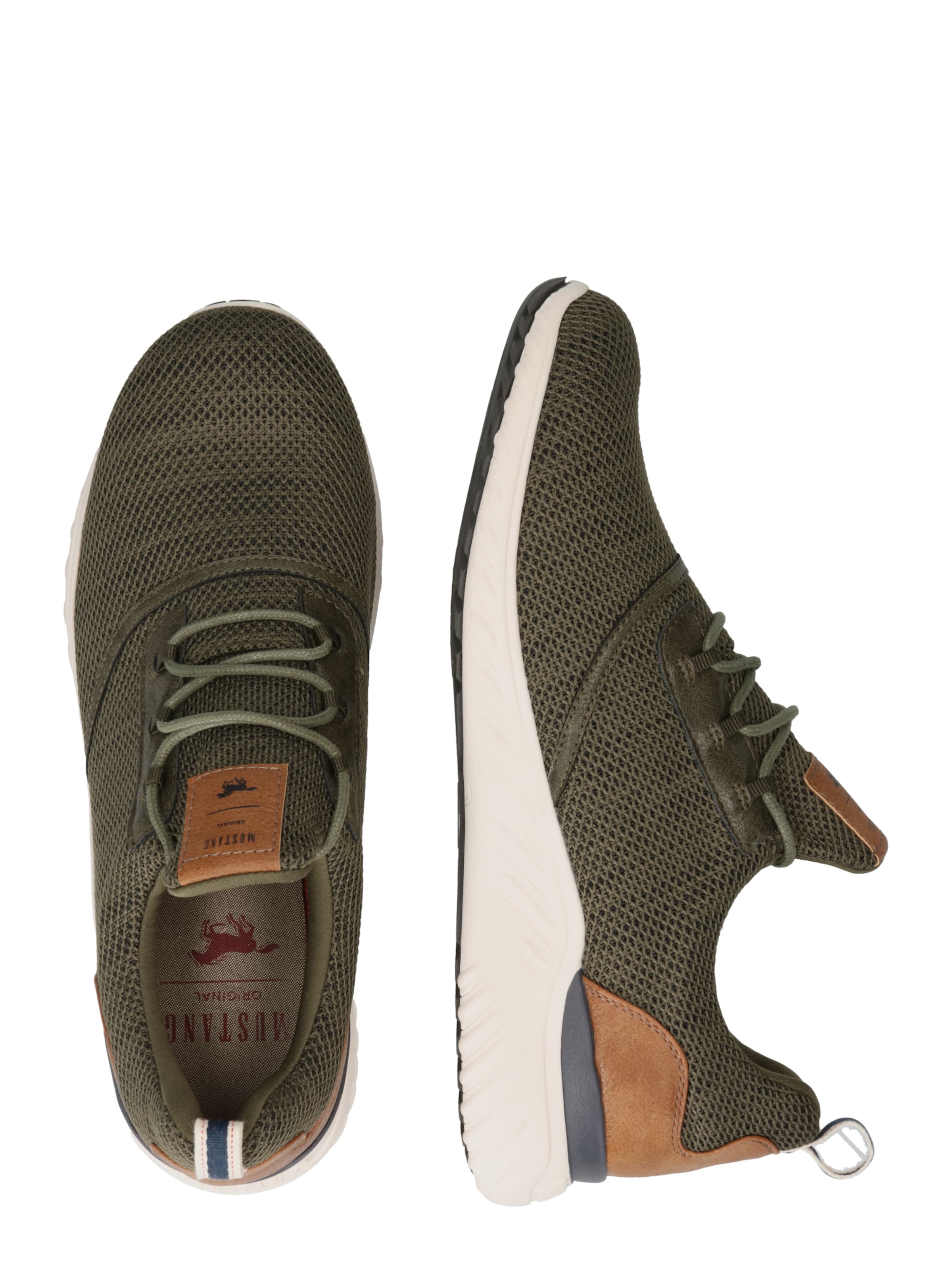 MUSTANG Platform trainers in Green