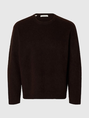 SELECTED - Jersey en marrón