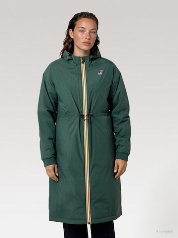 K-Way Weatherproof jacket in Green: front