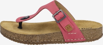 JOSEF SEIBEL T-bar sandals 'Hannah 09' in Pink: front