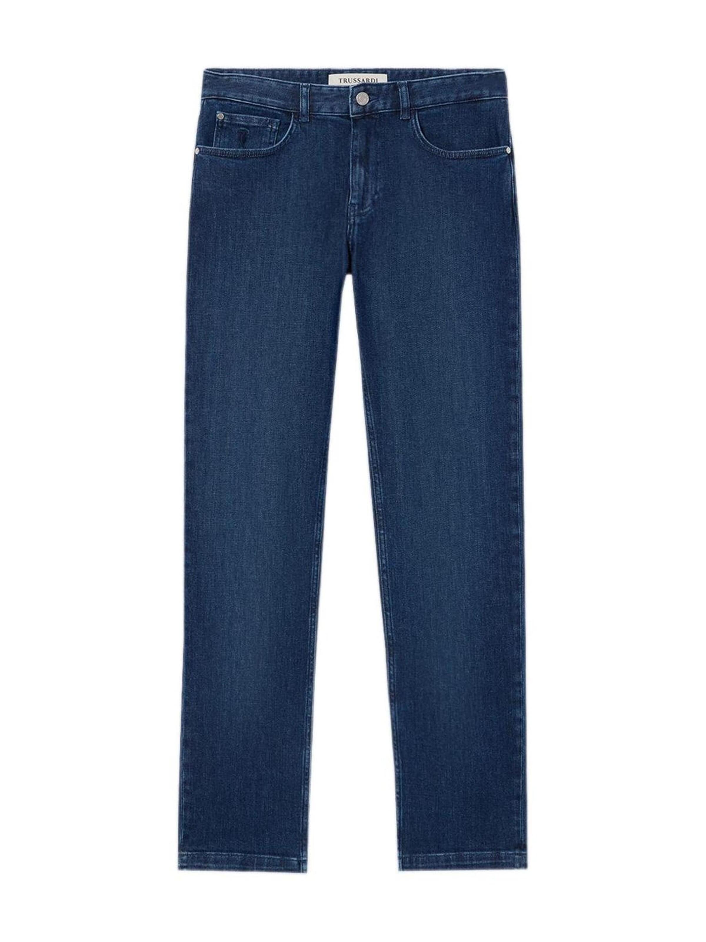 Trussardi - regular Vaquero en azul: frente
