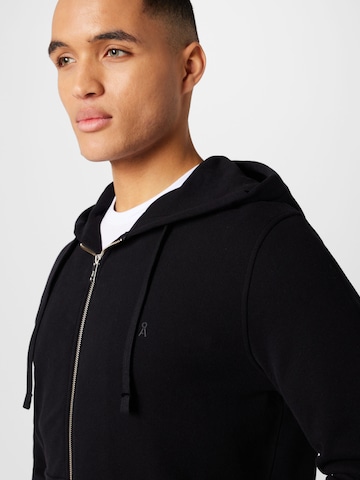 ARMEDANGELS Zip-Up Hoodie 'Saromian' in Black