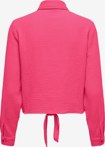 JDY Blouse 'THEIS LIFE' in Roze