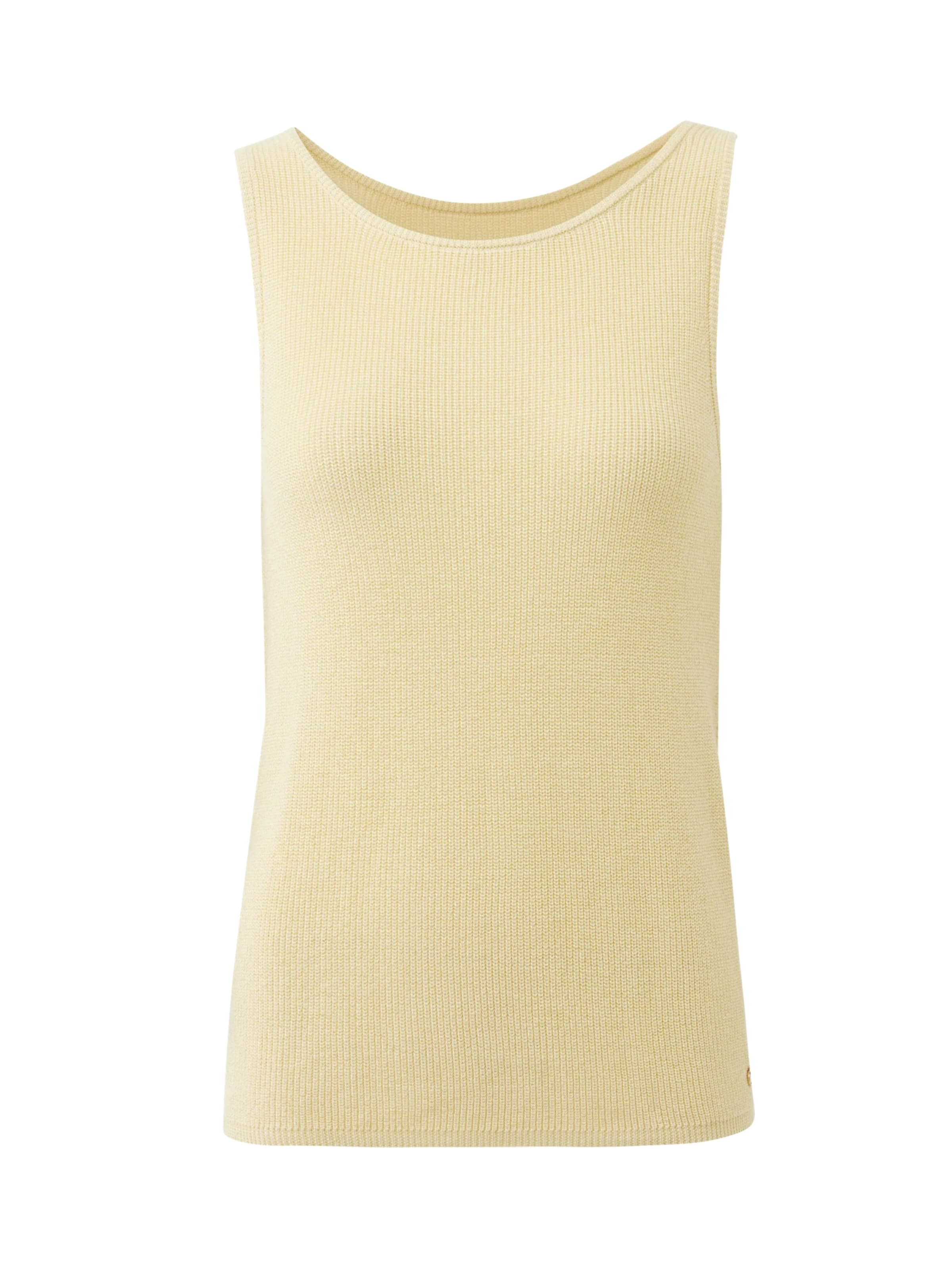 MEXX Πλεκτό τοπ σε κίτρινο: μπροστά