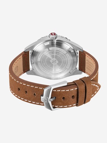 SWISS MILITARY HANOWA Uhr 'Afterburn Gmt' in Braun