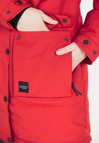 North Bend Winter parka 'Lizbet' in Red