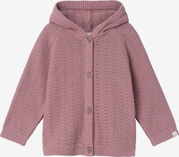 NAME IT Cardigan 'DAIMO' i pink: forside