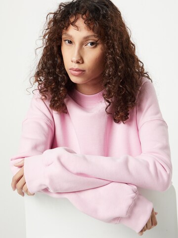 Sweat-shirt WEEKDAY en rose