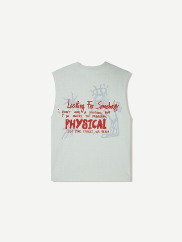 Bershka T-shirt i blå