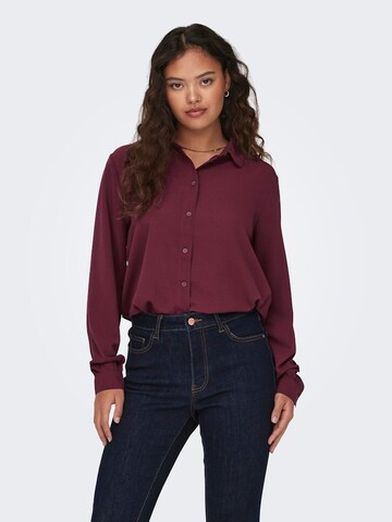 JDY Bluse 'JDYBrooke' i lilla: forside