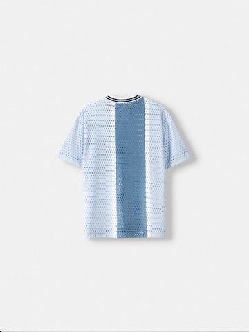 Bershka Majica | modra barva