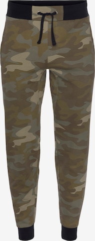 BRUNO BANANI Tapered Pants in Green: front