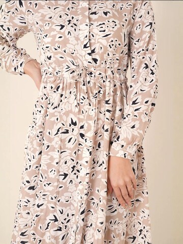 Bigdart - Vestidos camiseiros em bege