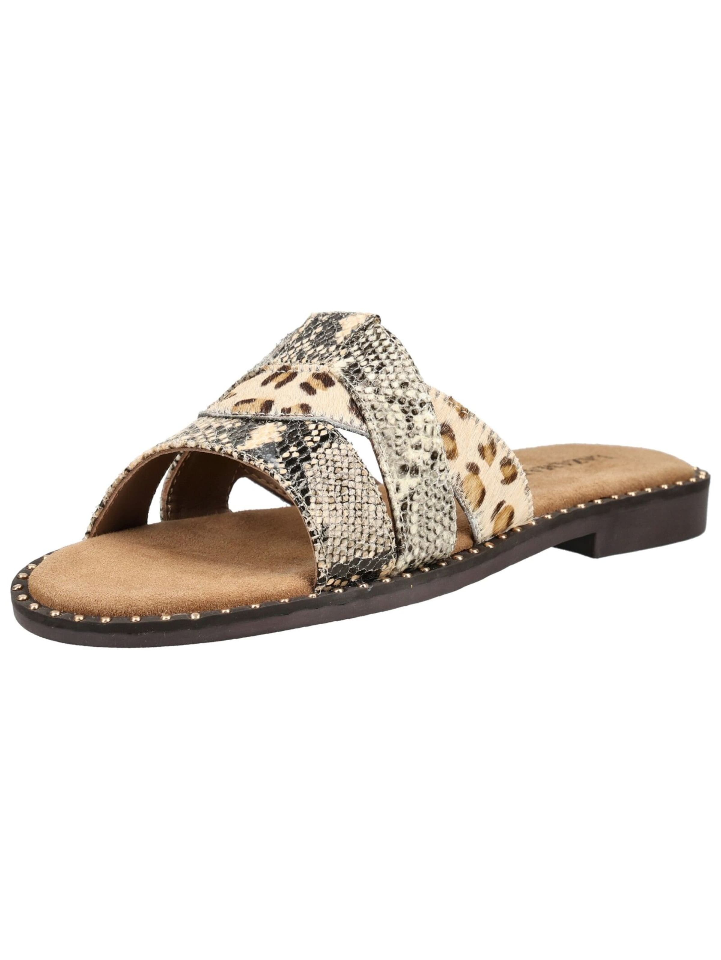 Mule LAZAMANI en beige : devant
