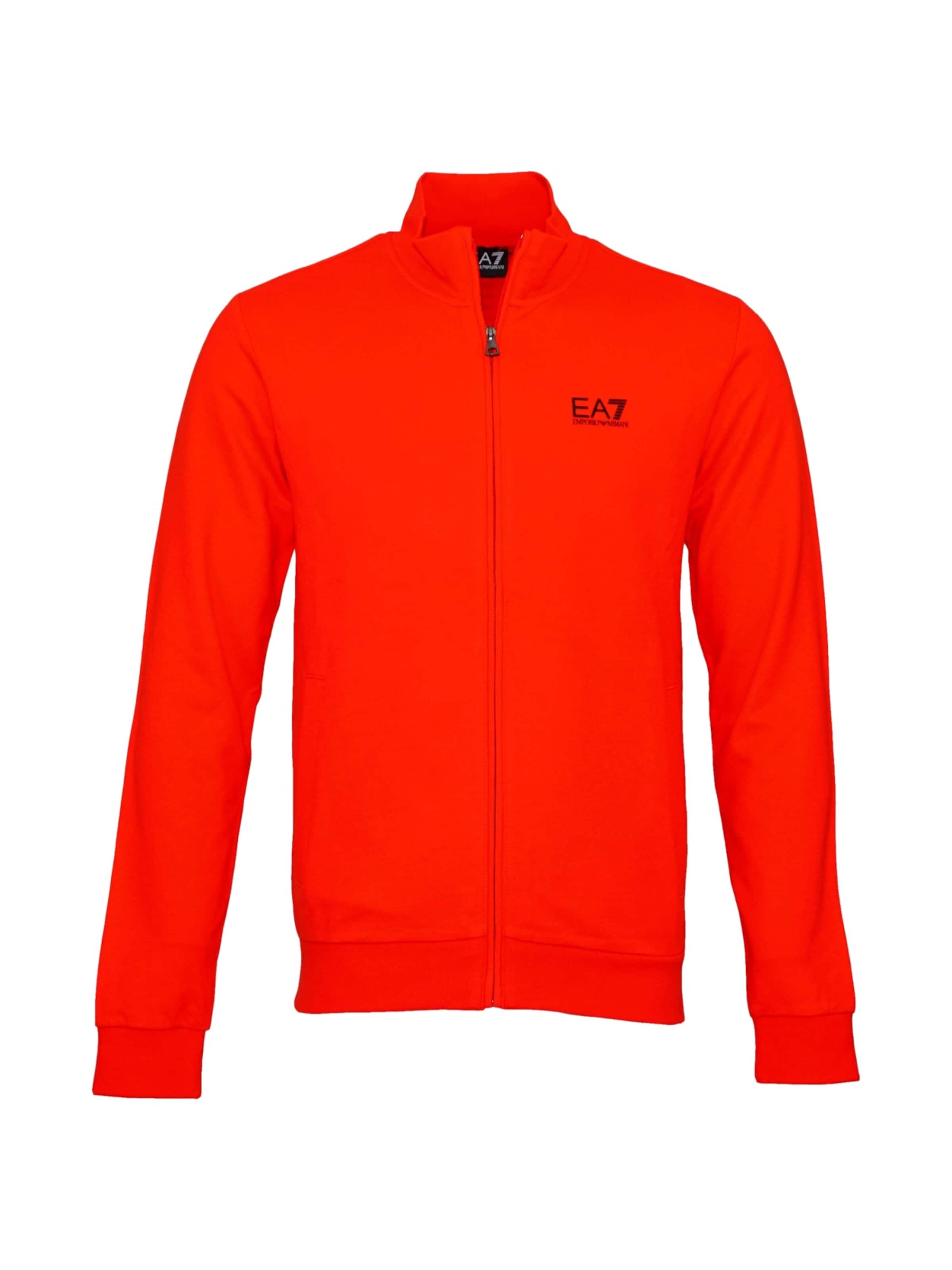 Giacca di felpa di EA7 Emporio Armani in rosso: frontale