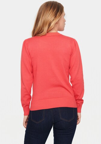 SAINT TROPEZ Pullover in Orange