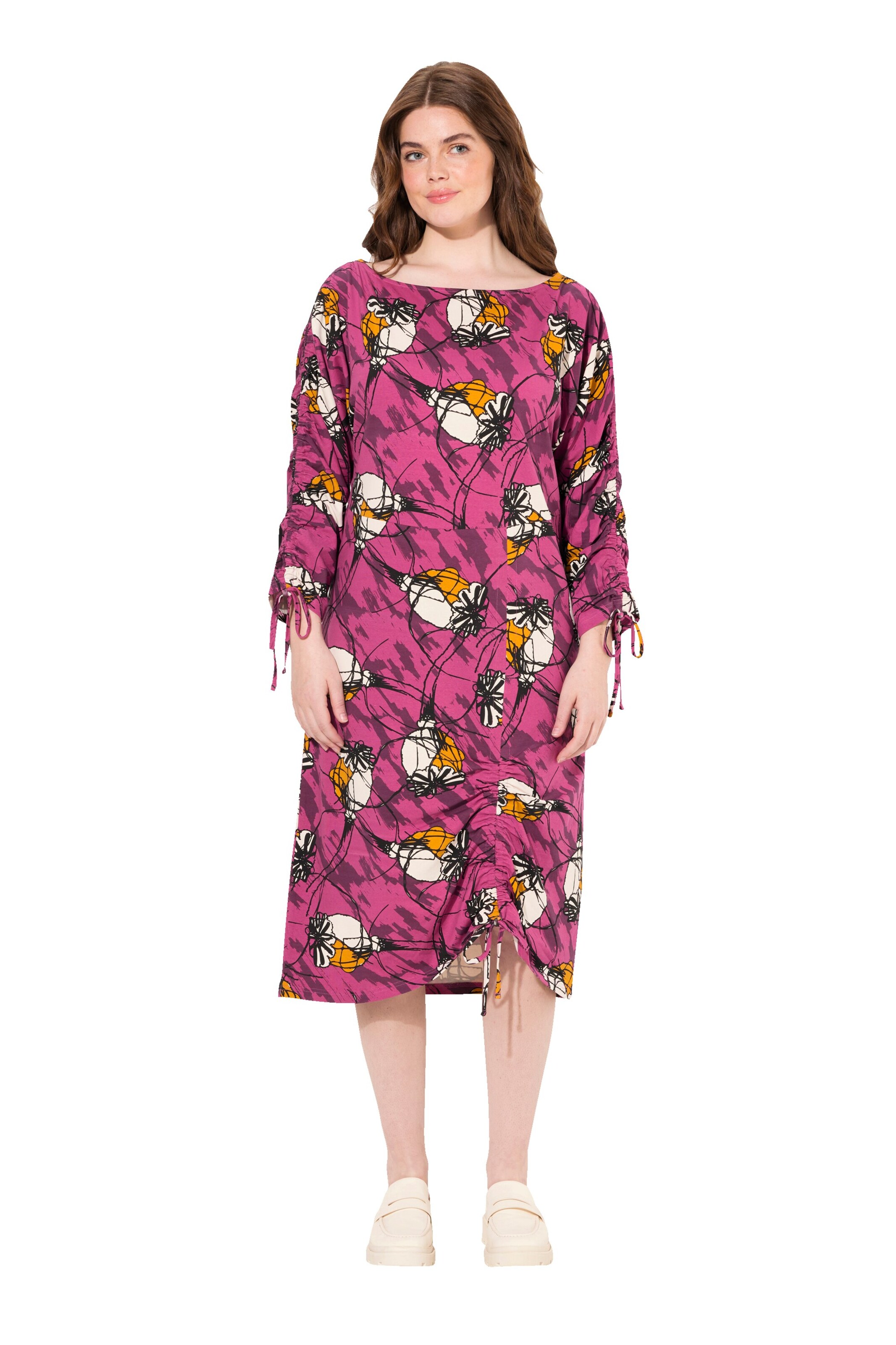 Ulla Popken Dress in Pink: front