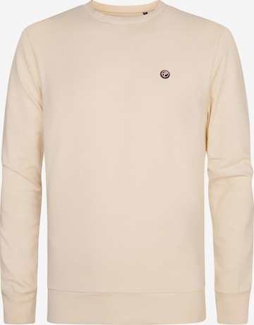 Petrol Industries Sweatshirt i vit: framsida