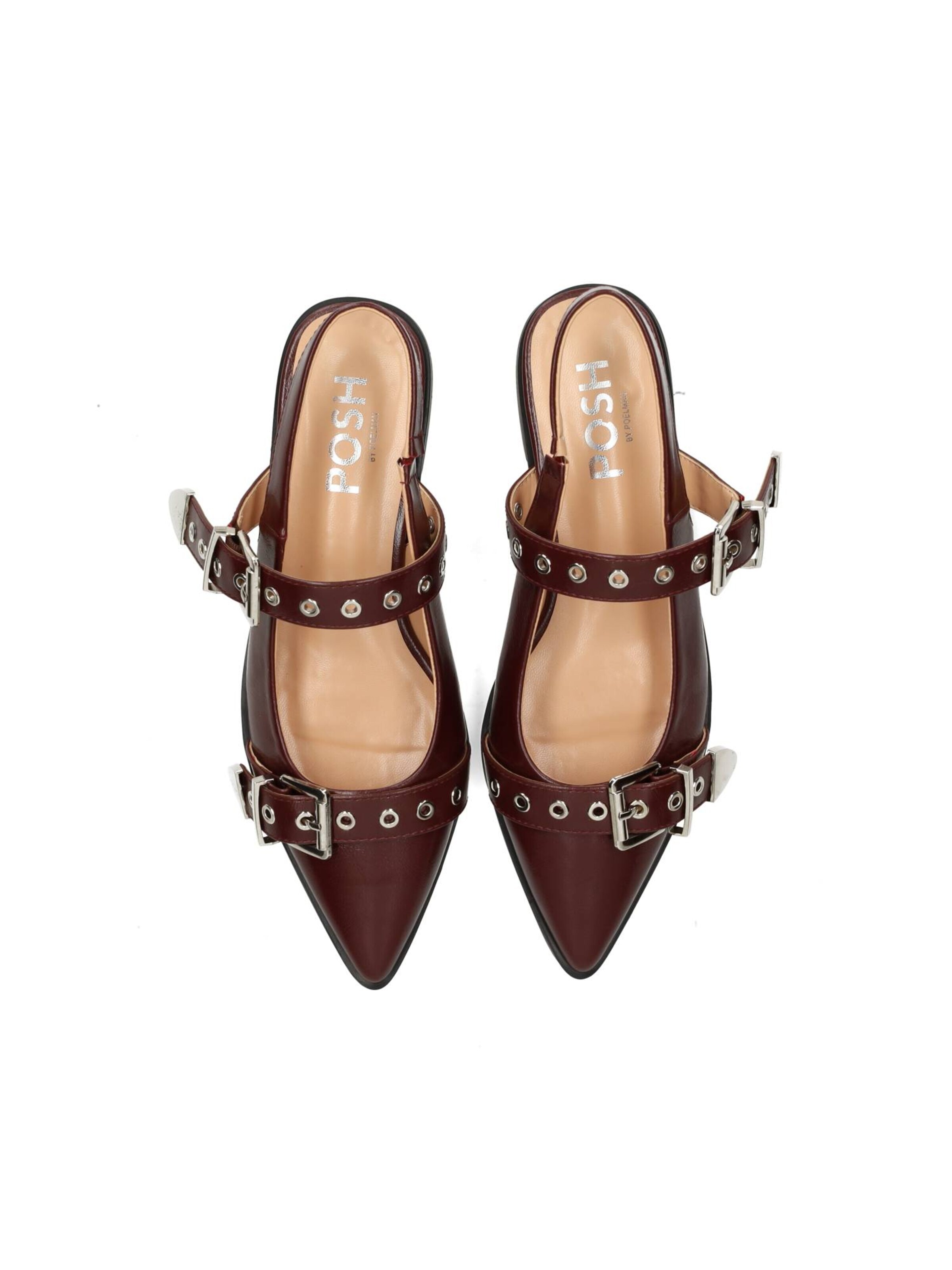 POSH by Poelman Sandaal 'Julia' in Bruin