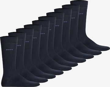 BOSS Socks in Blue: front