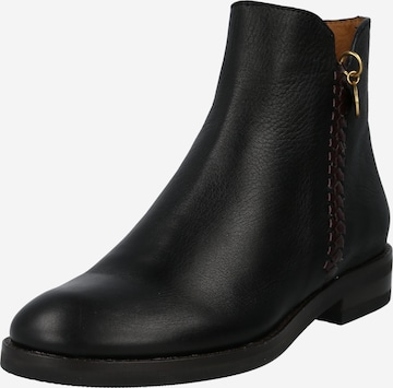 See by Chloé Ankle Boots 'LOUISE' in Black: front