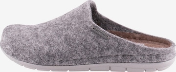 SHEPHERD Hausschuh 'Annsofie' in Grau: Vorderseite