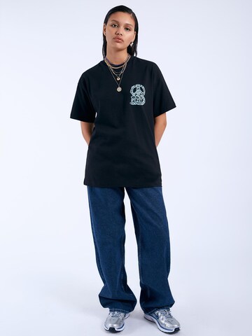 Dr. Denim Shirt 'Trooper Tee'‌ in Schwarz