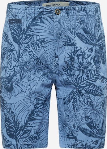 BLEND Regular Broek in Blauw: voorkant