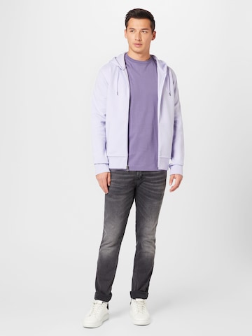 purpurinė DRYKORN Standartinis modelis Marškinėliai 'Thilo'