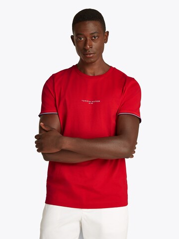 Maglietta di TOMMY HILFIGER in rosso: frontale