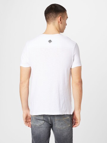 T-Shirt 'Road Rebel' CAMP DAVID en blanc