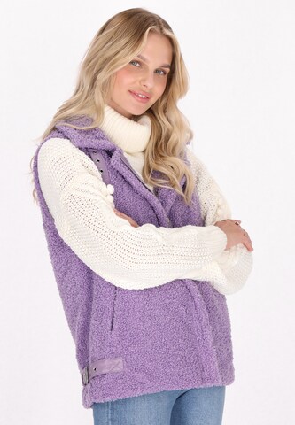 IZIA Vest in Purple: front