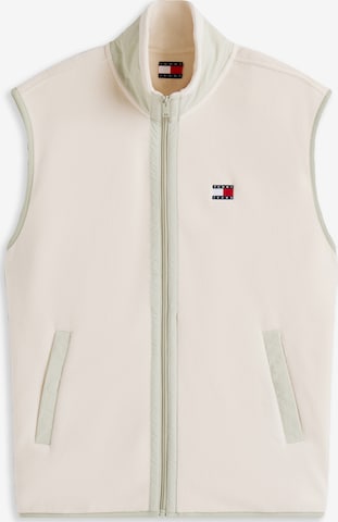 Gilet Tommy Jeans en beige : devant