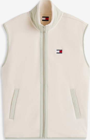 Tommy Jeans Prsluk u svijetlobež / pastelno zelena, Pregled proizvoda