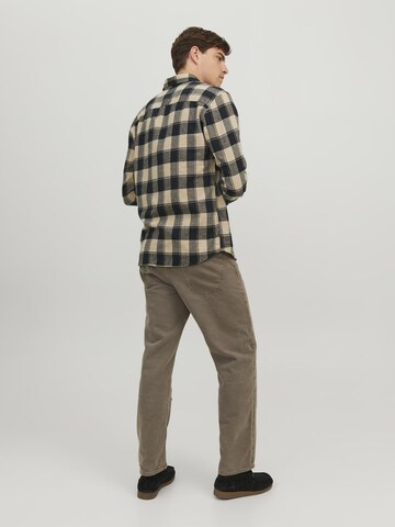 JACK & JONES Slim Fit Skjorte i beige