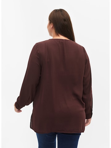 Zizzi - Blusa 'Seli' em vermelho