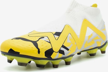 Chaussure de foot 'Future Match' PUMA en jaune : devant