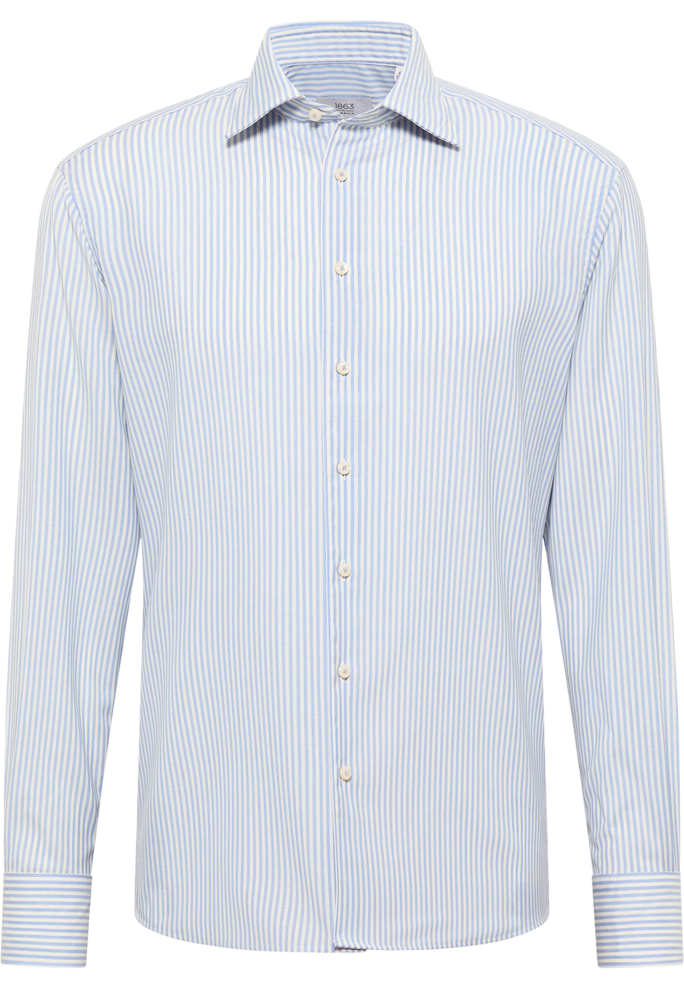 ETERNA Regular Fit Businesshemd 'Modern Fit' in Blau: Vorderseite