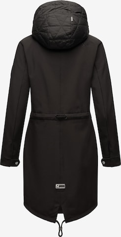 MARIKOO Toiminnallinen pitkä takki värissä musta