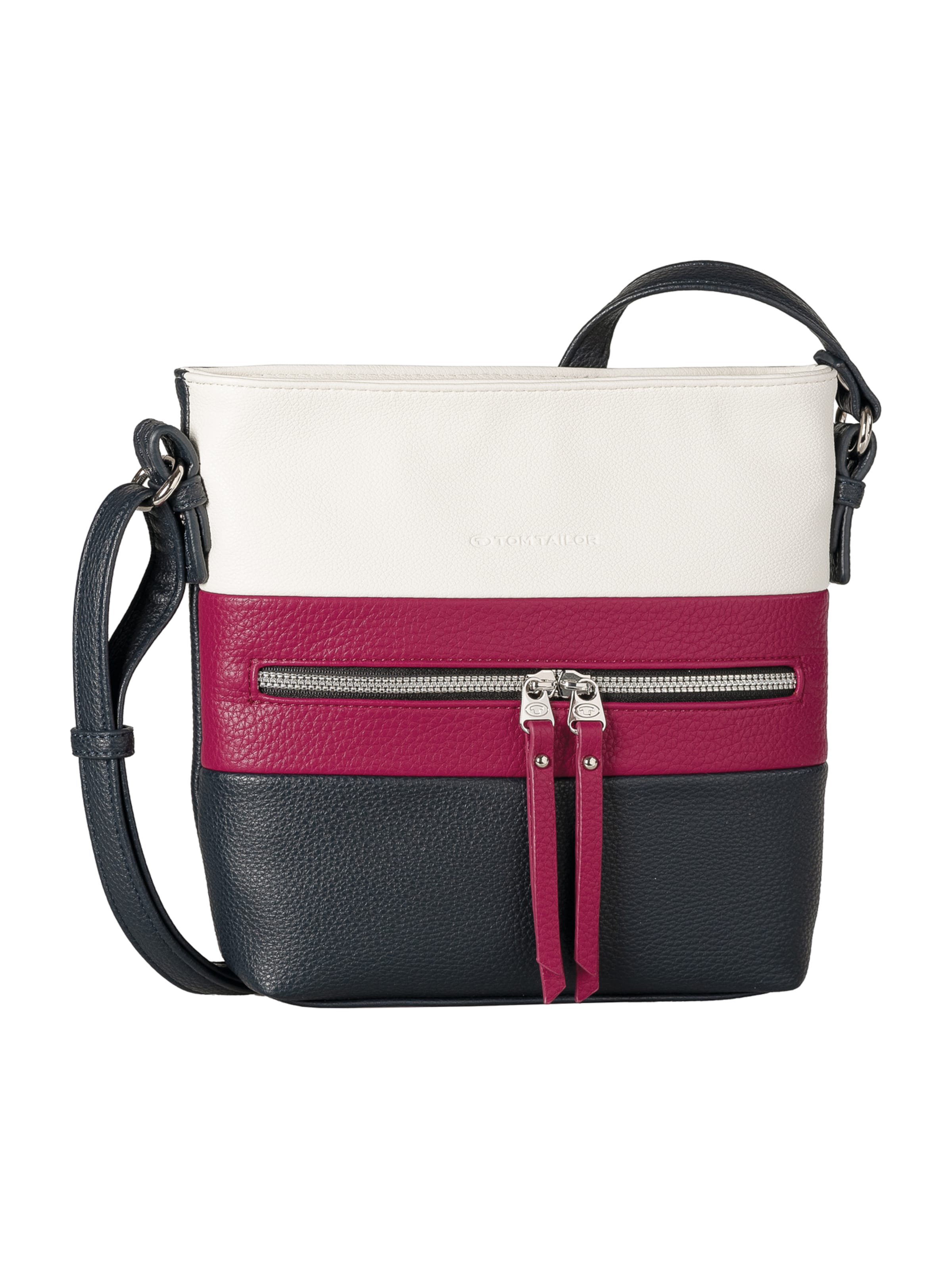 TOM TAILOR Skuldertaske 'Ellen' i blå: forside