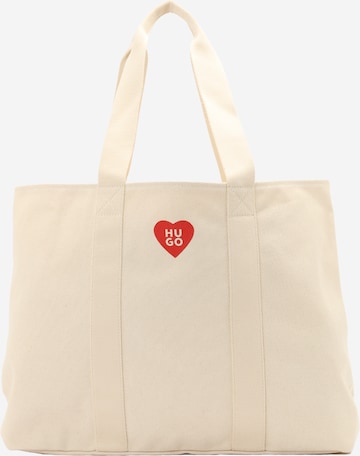 HUGO Shopper 'Becky' in Weiß: Vorderseite