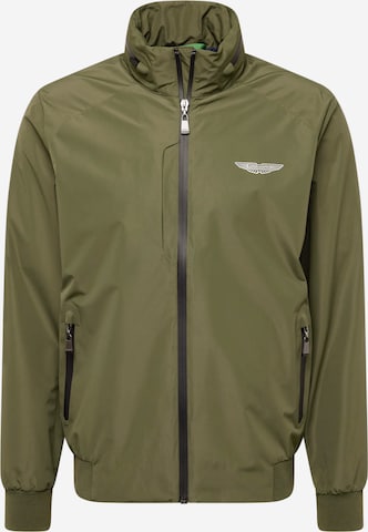 Hackett London Between-season jacket in Green: front