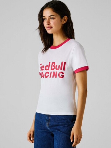 T-Shirt Red Bull Racing x Pepe Jeans en blanc