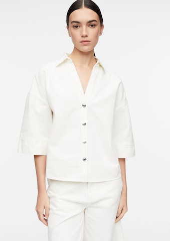COMMA Blouse in Beige: voorkant