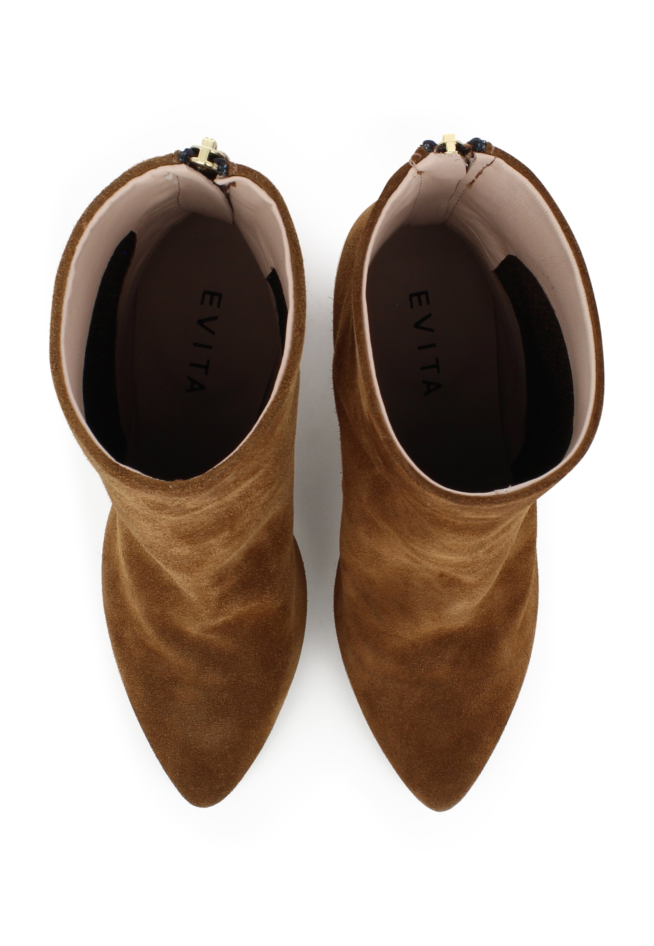 Bottines 'IDA' EVITA en marron